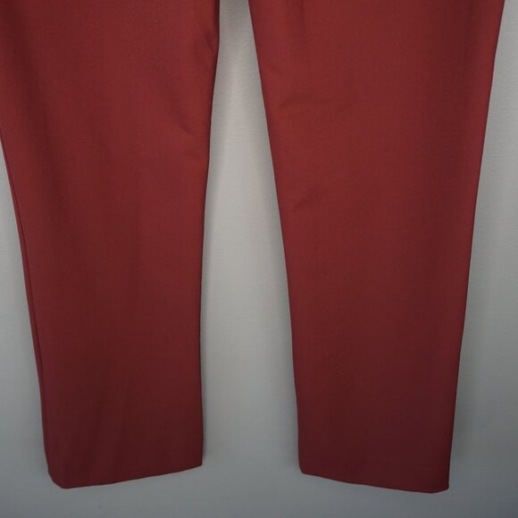 New Veronica Beard Jaya Stretch Crop Kick Flare Pants in Oxblood size 2 - Picture 12 of 16